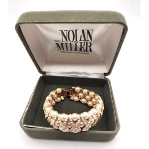 Nolan Miller Glamour Collection Once in a Lifetime Bracelet Original Box